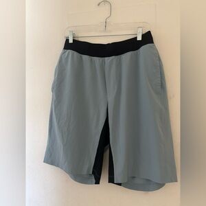 Mens Blue and Black Lululemon Shorts